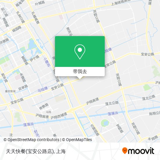 天天快餐(宝安公路店)地图