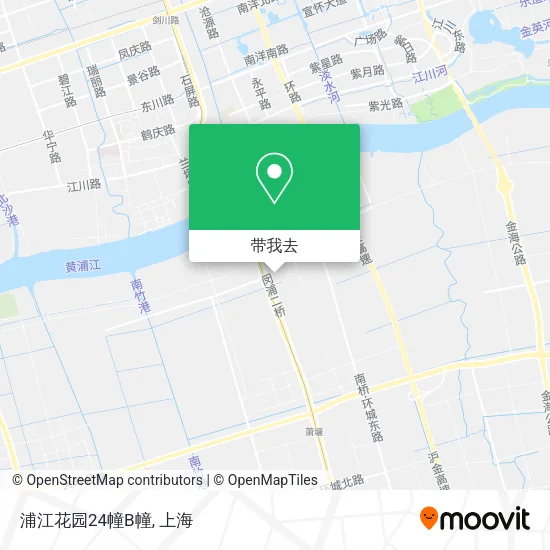 浦江花园24幢B幢地图