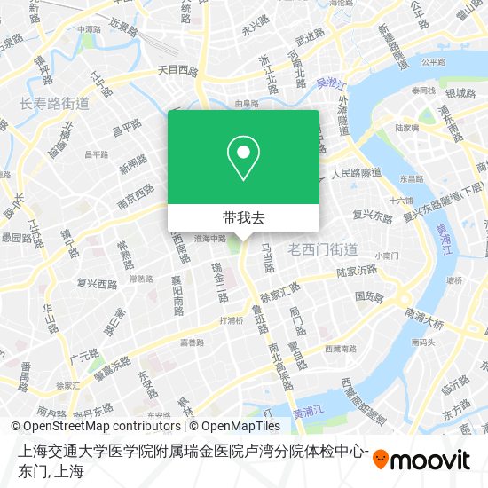 上海交通大学医学院附属瑞金医院卢湾分院体检中心-东门地图
