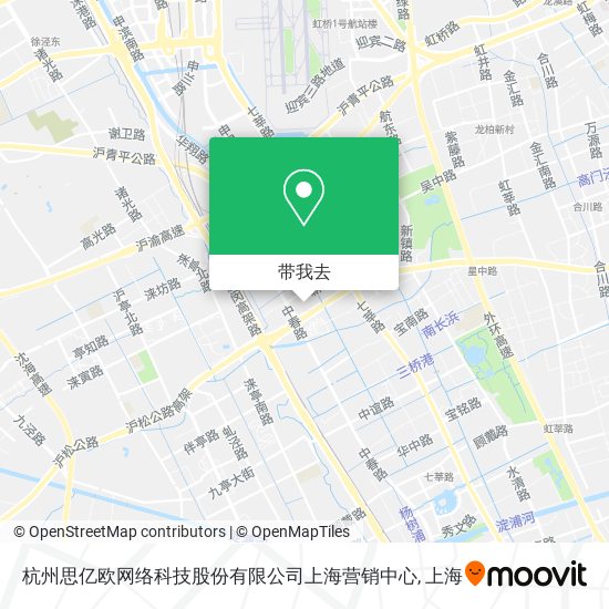 杭州思亿欧网络科技股份有限公司上海营销中心地图