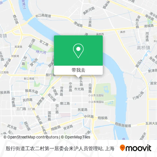 殷行街道工农二村第一居委会来沪人员管理站地图