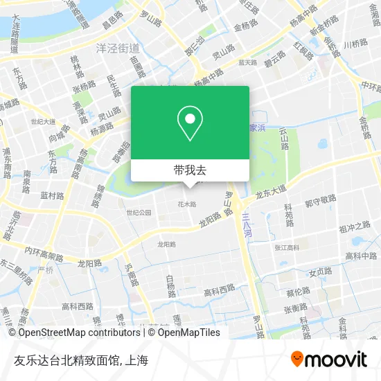 友乐达台北精致面馆地图
