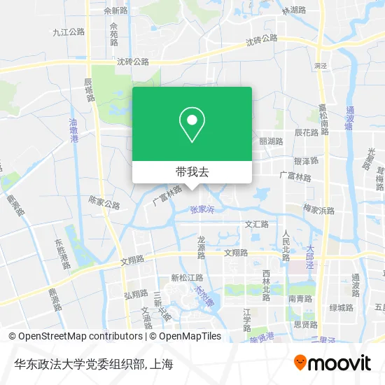 华东政法大学党委组织部地图