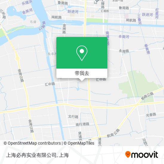 上海必冉实业有限公司地图
