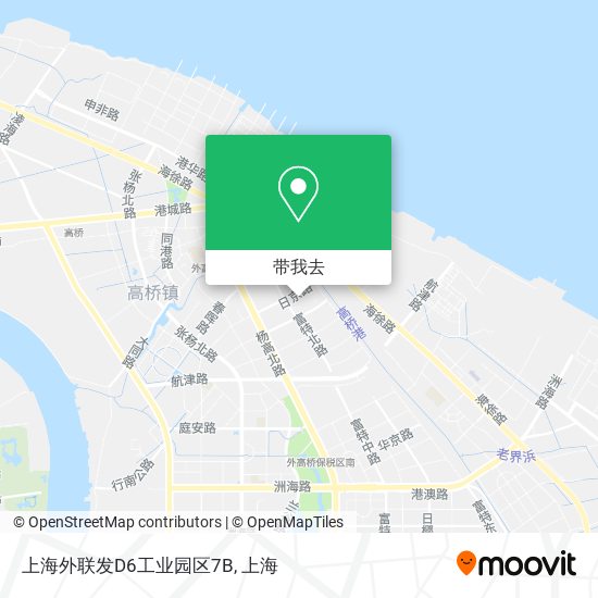 上海外联发D6工业园区7B地图