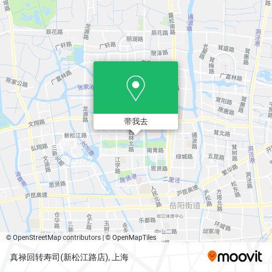 真禄回转寿司(新松江路店)地图
