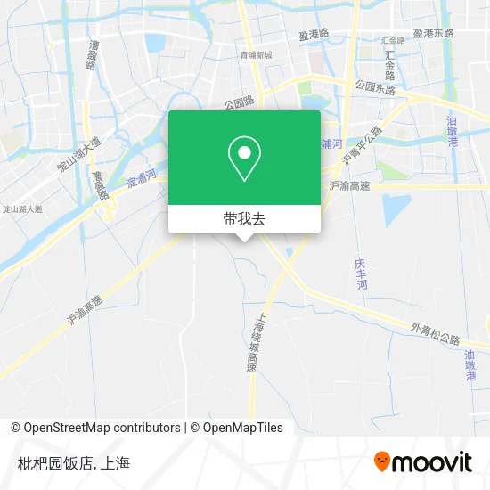 枇杷园饭店地图