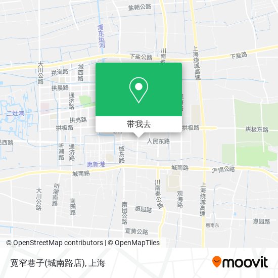 宽窄巷子(城南路店)地图