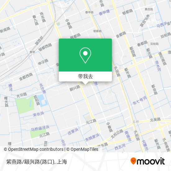 紫燕路/颛兴路(路口)地图
