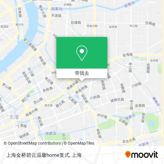 上海金桥碧云温馨home复式地图