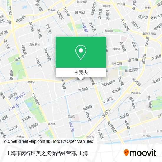 上海市闵行区美之贞食品经营部地图