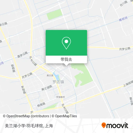 美兰湖小学-羽毛球馆地图