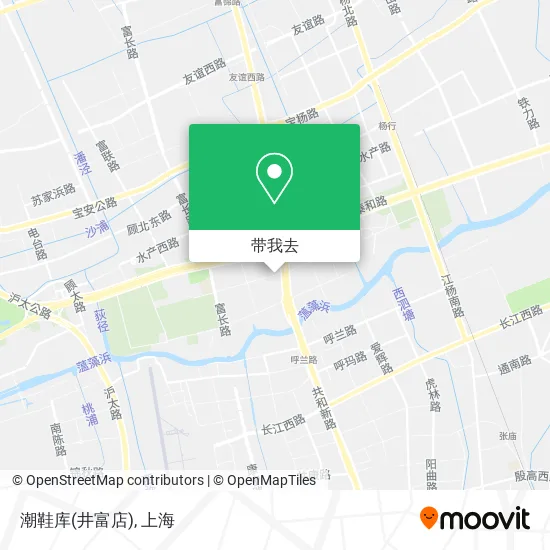 潮鞋库(井富店)地图