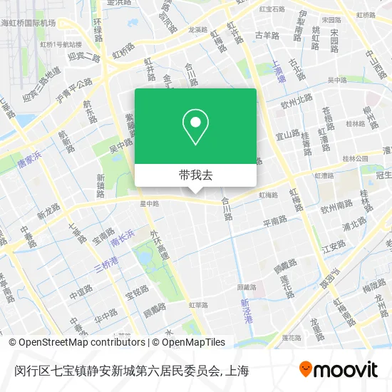 闵行区七宝镇静安新城第六居民委员会地图