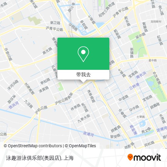 泳趣游泳俱乐部(奥园店)地图