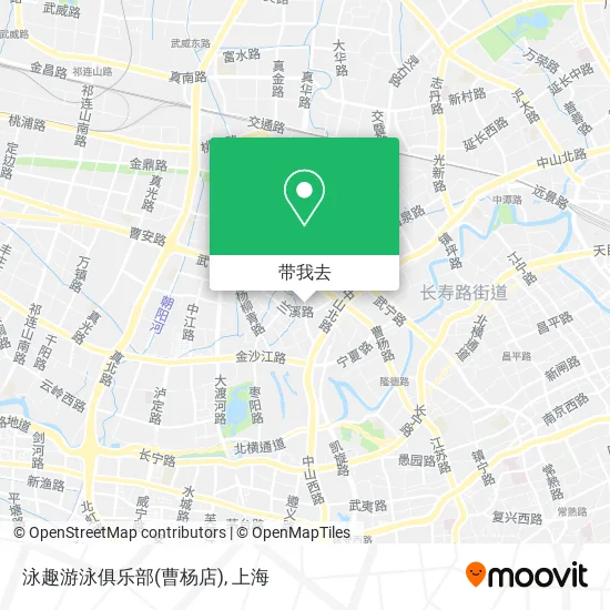 泳趣游泳俱乐部(曹杨店)地图