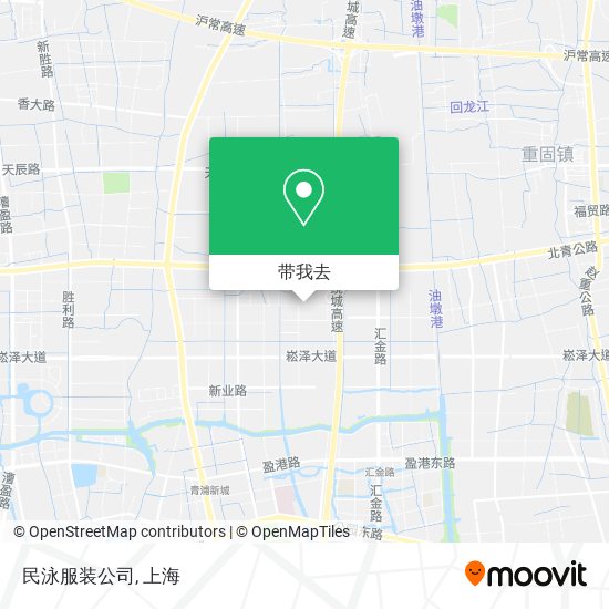民泳服装公司地图