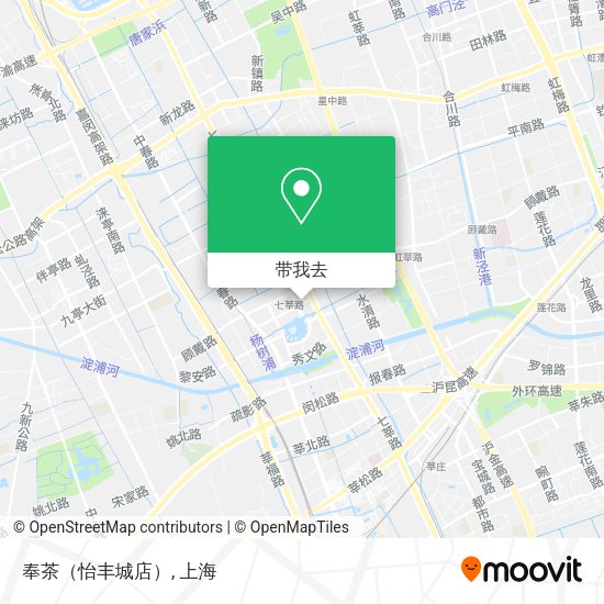奉茶（怡丰城店）地图