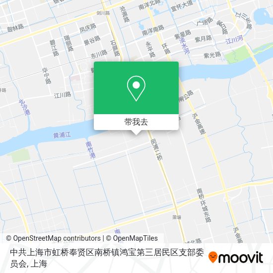 中共上海市虹桥奉贤区南桥镇鸿宝第三居民区支部委员会地图