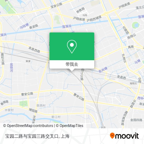 宝园二路与宝园三路交叉口地图