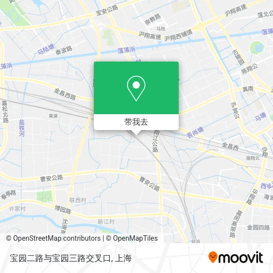 宝园二路与宝园三路交叉口地图