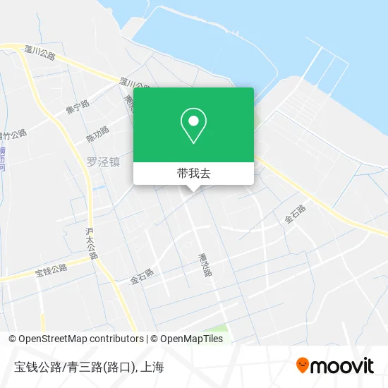 宝钱公路/青三路(路口)地图