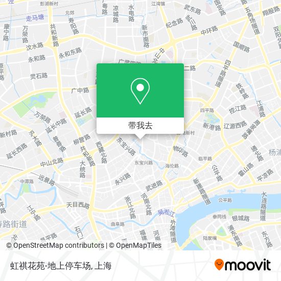 虹祺花苑-地上停车场地图