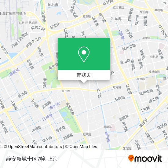 静安新城十区7幢地图