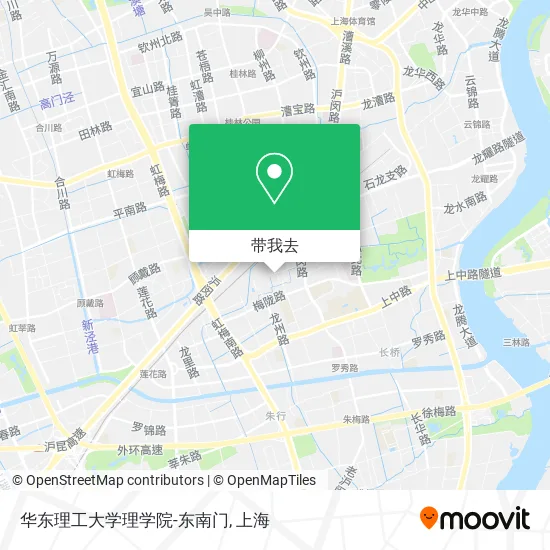 华东理工大学理学院-东南门地图