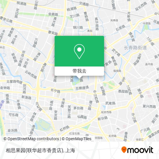 相思果园(联华超市香贵店)地图