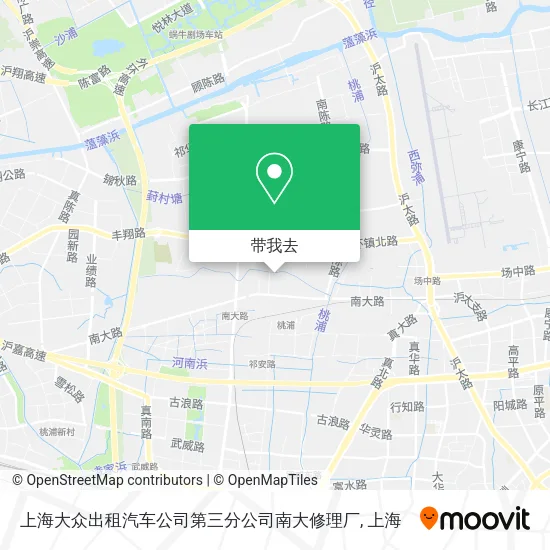 上海大众出租汽车公司第三分公司南大修理厂地图