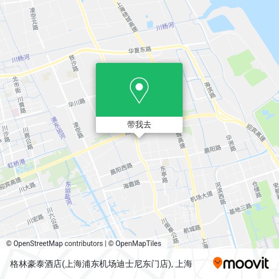 格林豪泰酒店(上海浦东机场迪士尼东门店)地图