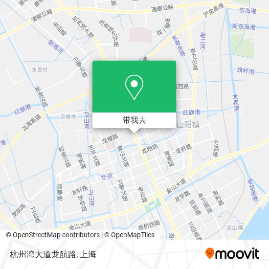 杭州湾大道龙航路地图