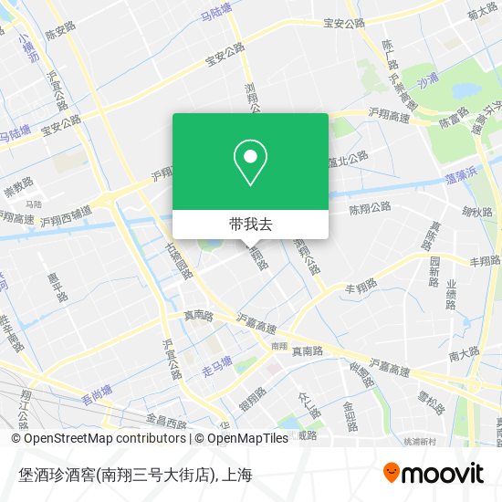 堡酒珍酒窖(南翔三号大街店)地图