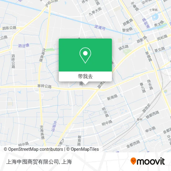 上海申囤商贸有限公司地图