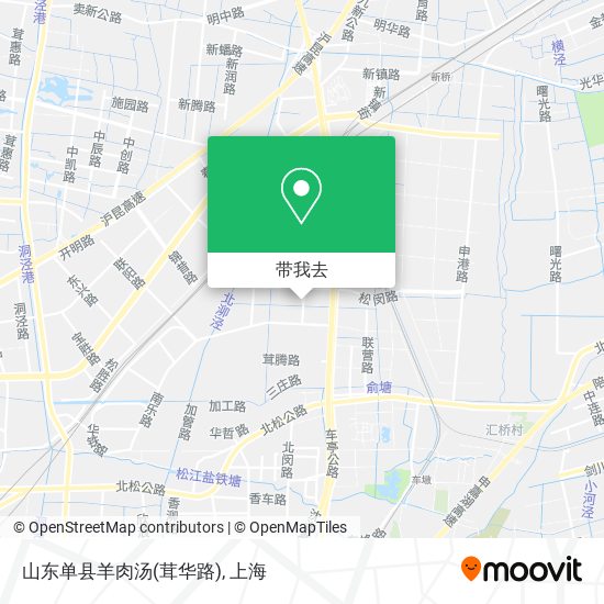 山东单县羊肉汤(茸华路)地图