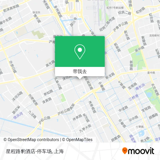 星程路豹酒店-停车场地图