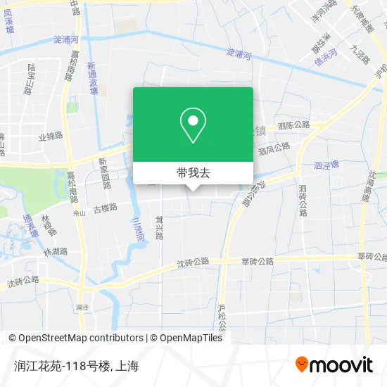 润江花苑-118号楼地图