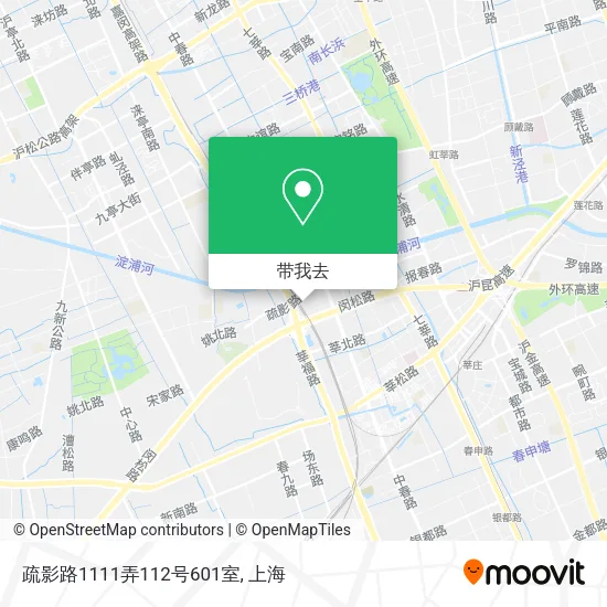 疏影路1111弄112号601室地图