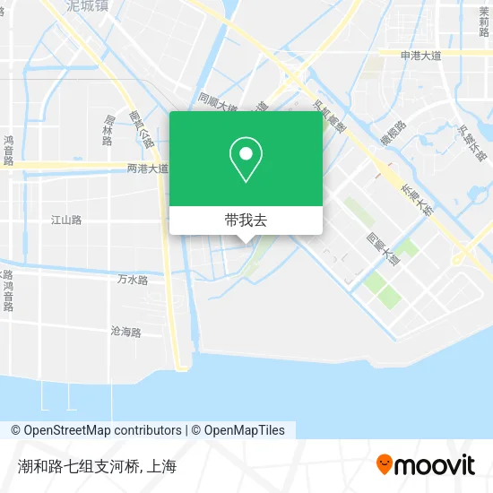 潮和路七组支河桥地图