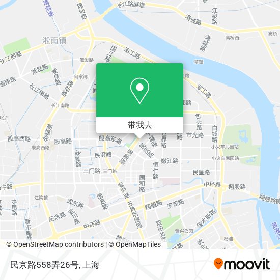 民京路558弄26号地图