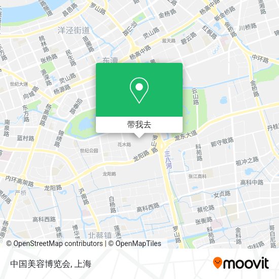 中国美容博览会地图