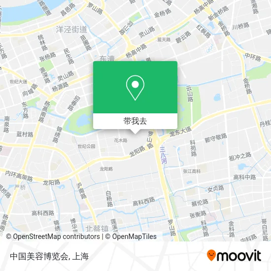 中国美容博览会地图