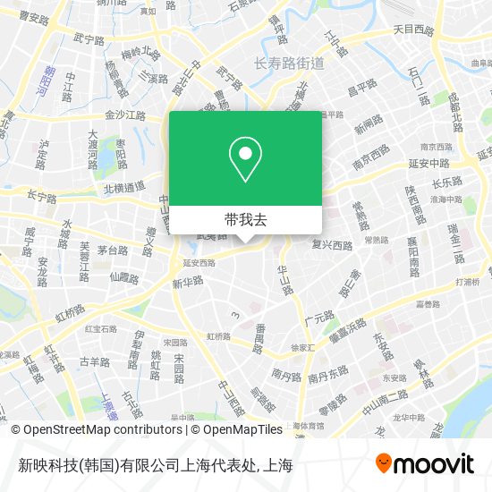 新映科技(韩国)有限公司上海代表处地图