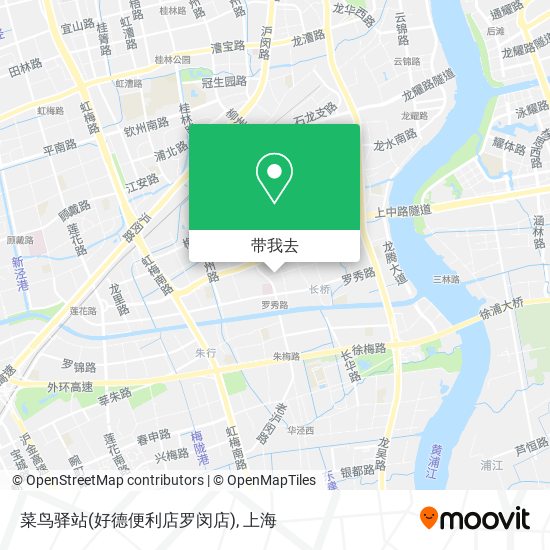 菜鸟驿站(好德便利店罗闵店)地图