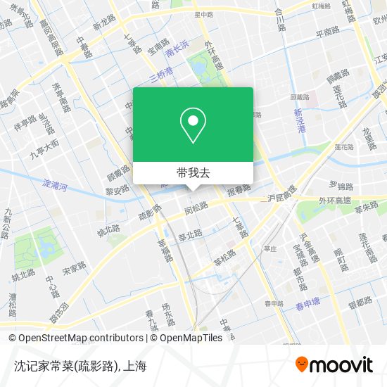 沈记家常菜(疏影路)地图