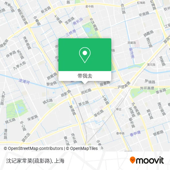 沈记家常菜(疏影路)地图