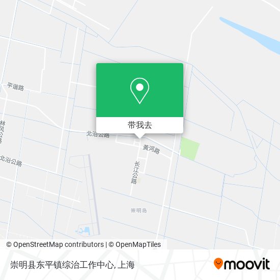 崇明县东平镇综治工作中心地图