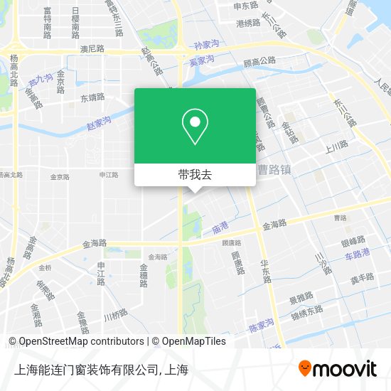 上海能连门窗装饰有限公司地图