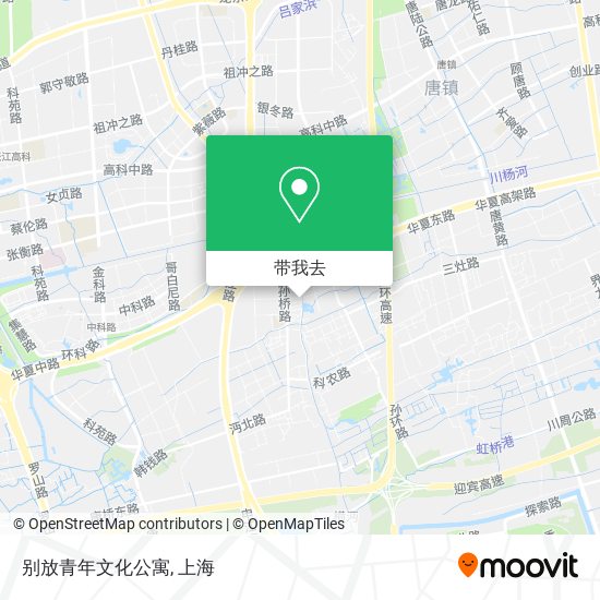 别放青年文化公寓地图